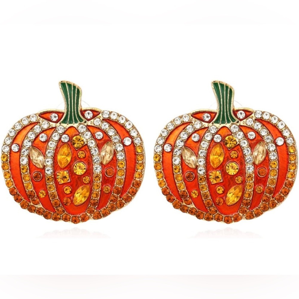 Pumpkin Earrings 🎃